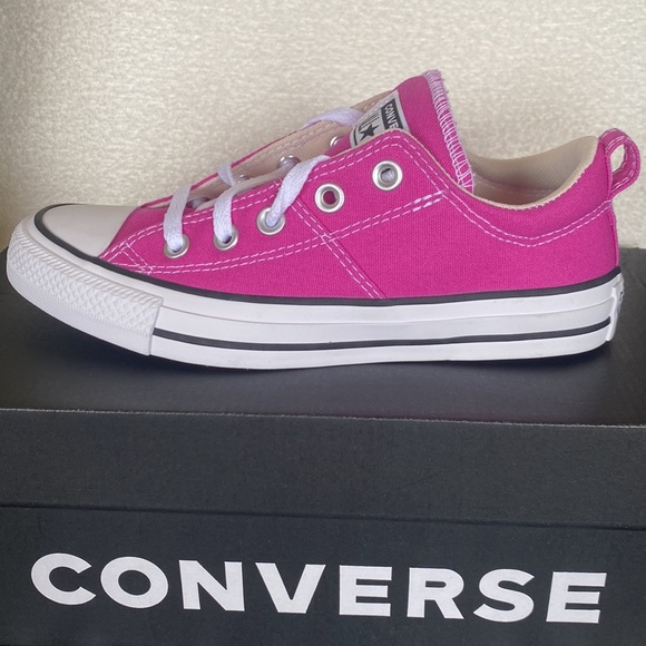 CONVERSE CHUCK TAVLOR ALL STAR MADISON
SNEAKER - FUSCHIA NEW WITH BOX. #1 - Picture 3 of 11